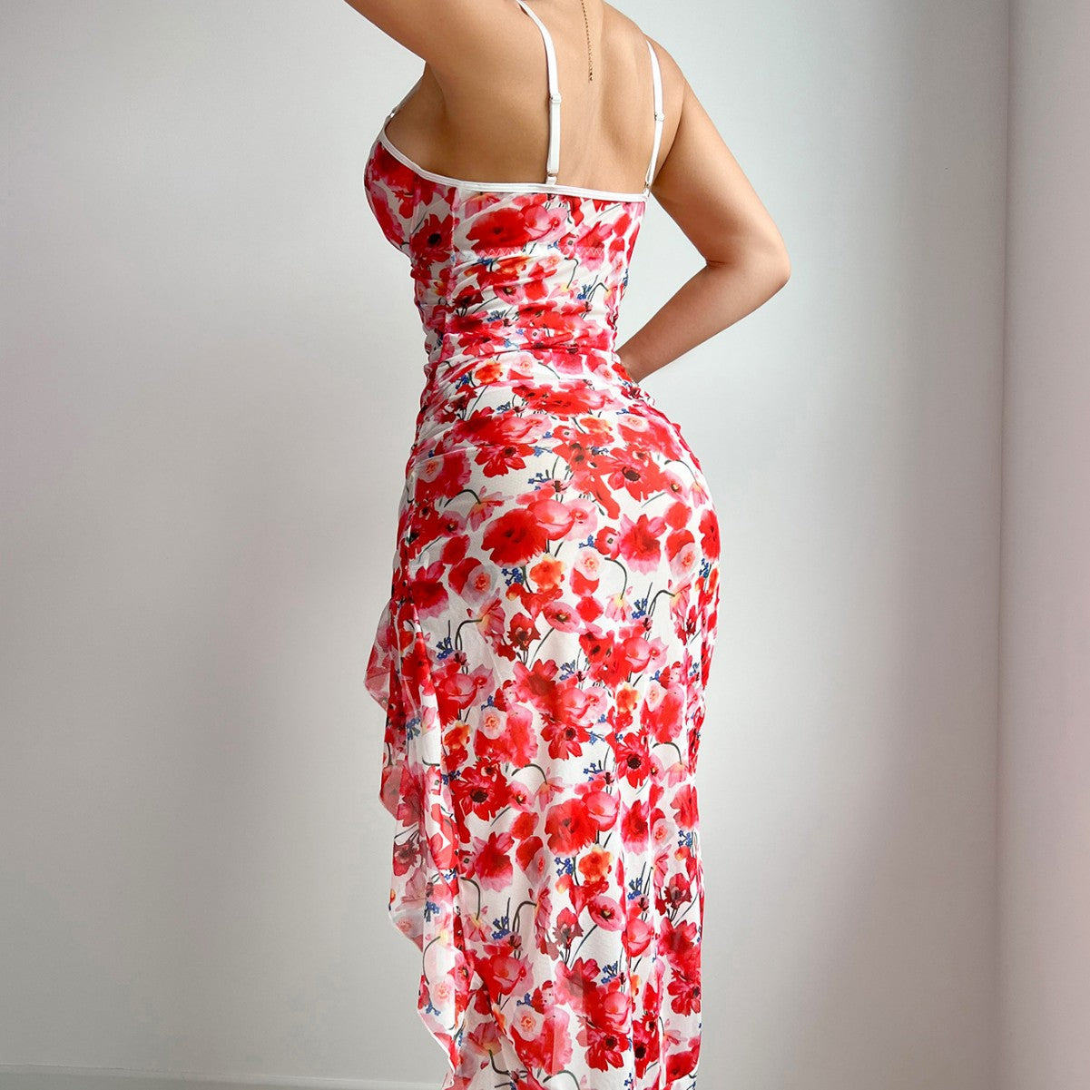 Mesh Strap Pajamas Lingerie