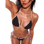 Color Matching One-piece Swimwear