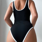 Color Matching Bikini Swimwear