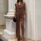 Women's Lace Halter Dress