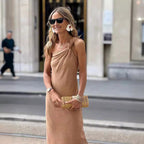 One-Shoulder Slip Dress