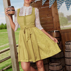 Women's Belted Color-Block Mini Dress