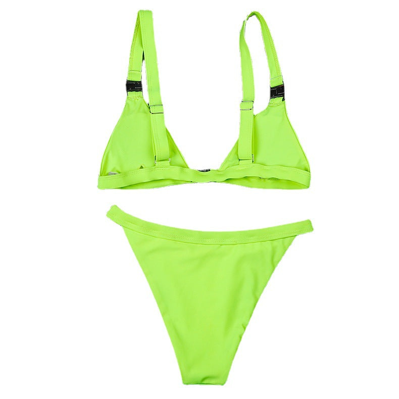 Snap Lace Bikini Swimwear