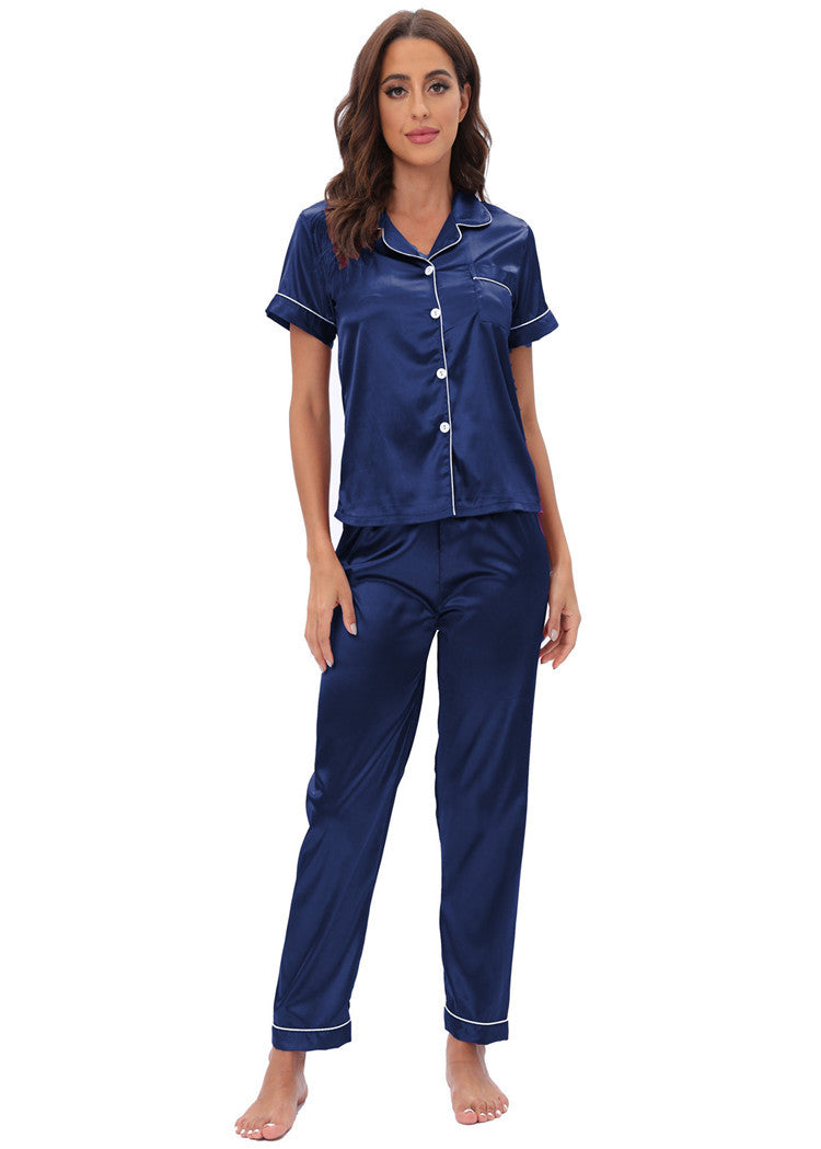 Satin Suit Pajamas Lingerie