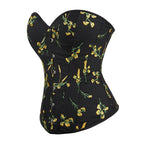 Women's Black Embroidery European Size Sexy Body Shaping Court Body Shaping Top