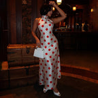 Women's Polka-Dot Backless Dress