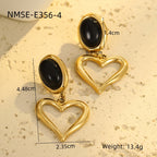 Gold Black Agate