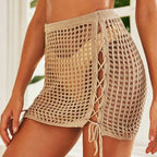 Skirt Knitted Bikini Swimwear