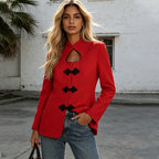 Fall Chinese Coat Women Personality Street Slim Fit Waist