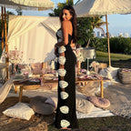 Cutout Leaf One-piece Swimwear