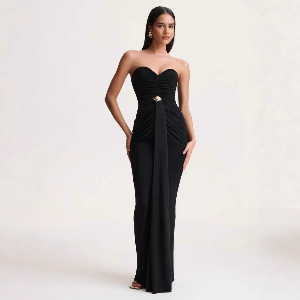 Women's Backless Maxi Dress