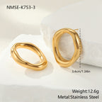 Gold Stud Earrings
