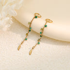 Women's Feather Drop Earrings