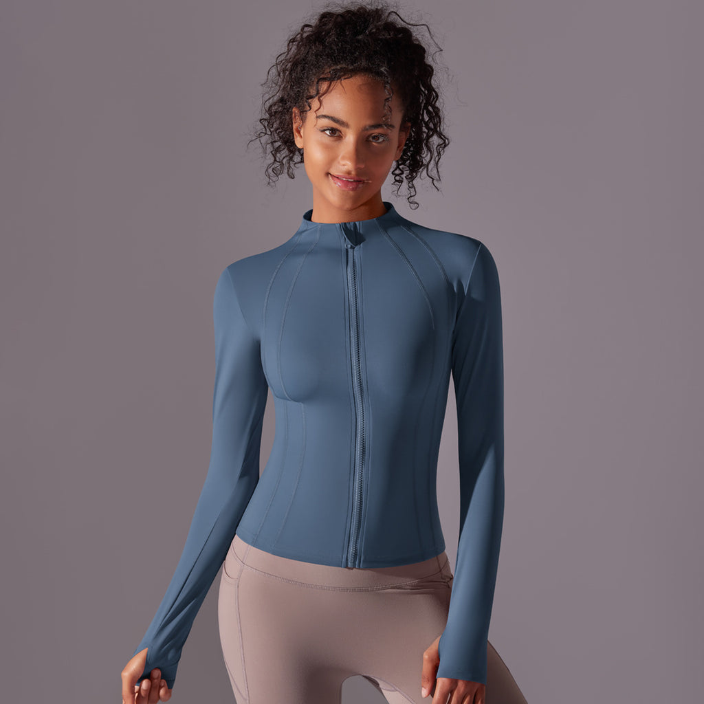 Zip Jacket-Code Blue