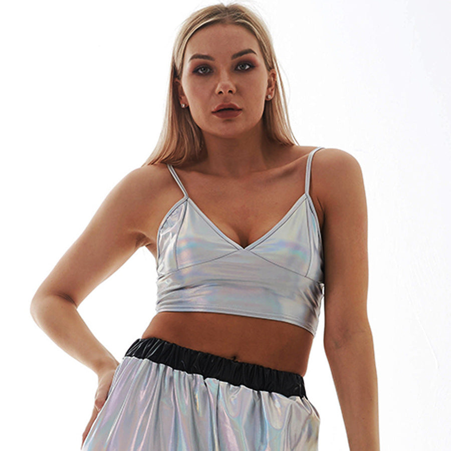 's Special For Activities Up Sling Bra Solid Color Tube-Top