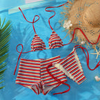 Split Three One-piece Swimwear