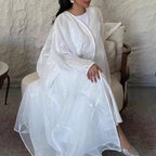 Women's Embroidered Crew-Neck Maxi Dress