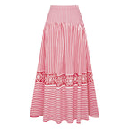 Bold Stripes Long Dress