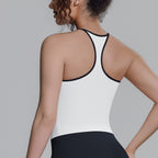 White Body with Black Edges