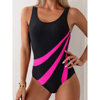 Sports Color One-piece Swimwear