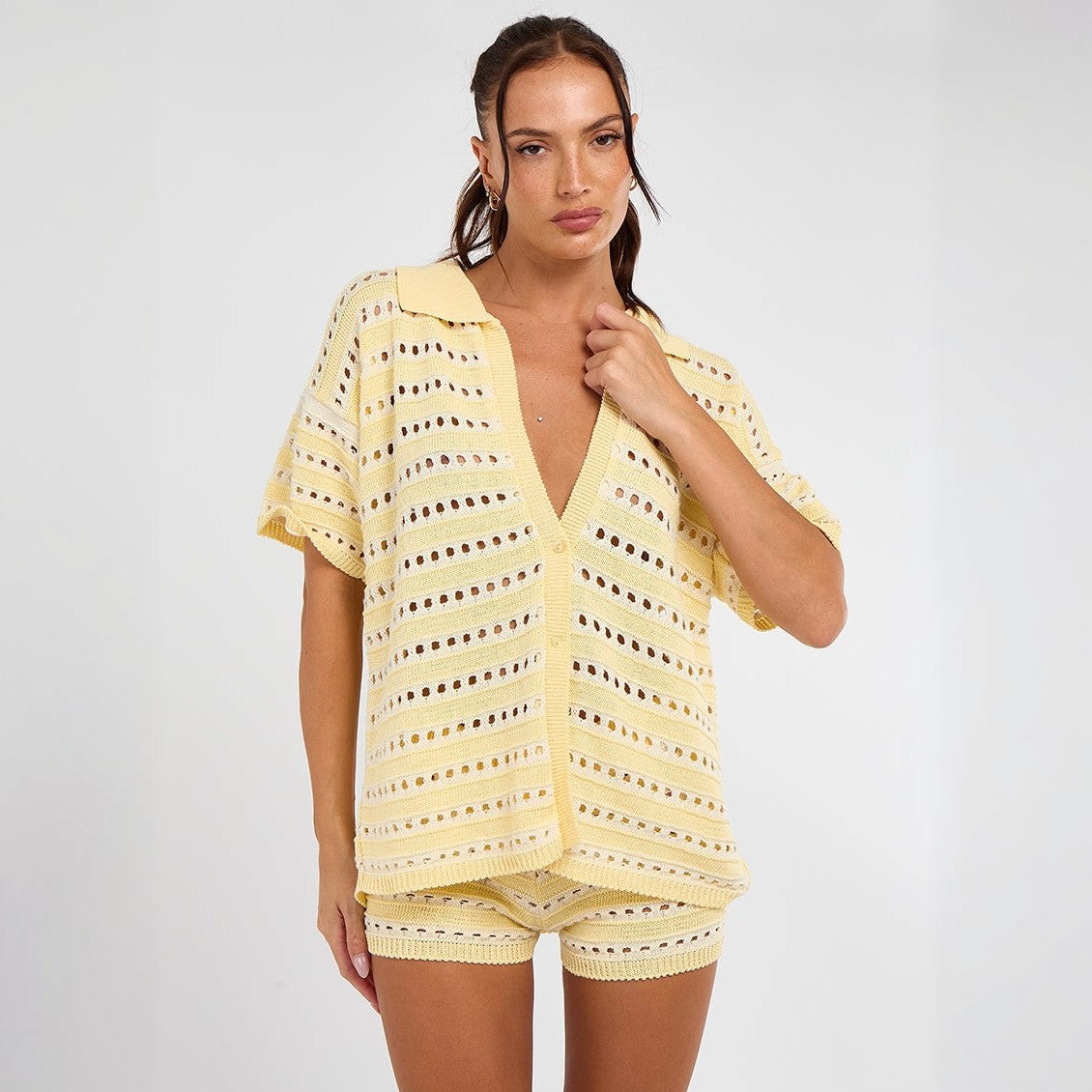 Solid Color One-piece Swimwear