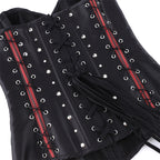 's Gothic Court Dark Red Body Shaping Halloween Top