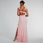 Women Clothing Sexy Sequined Dress All Matching Maxi Dress