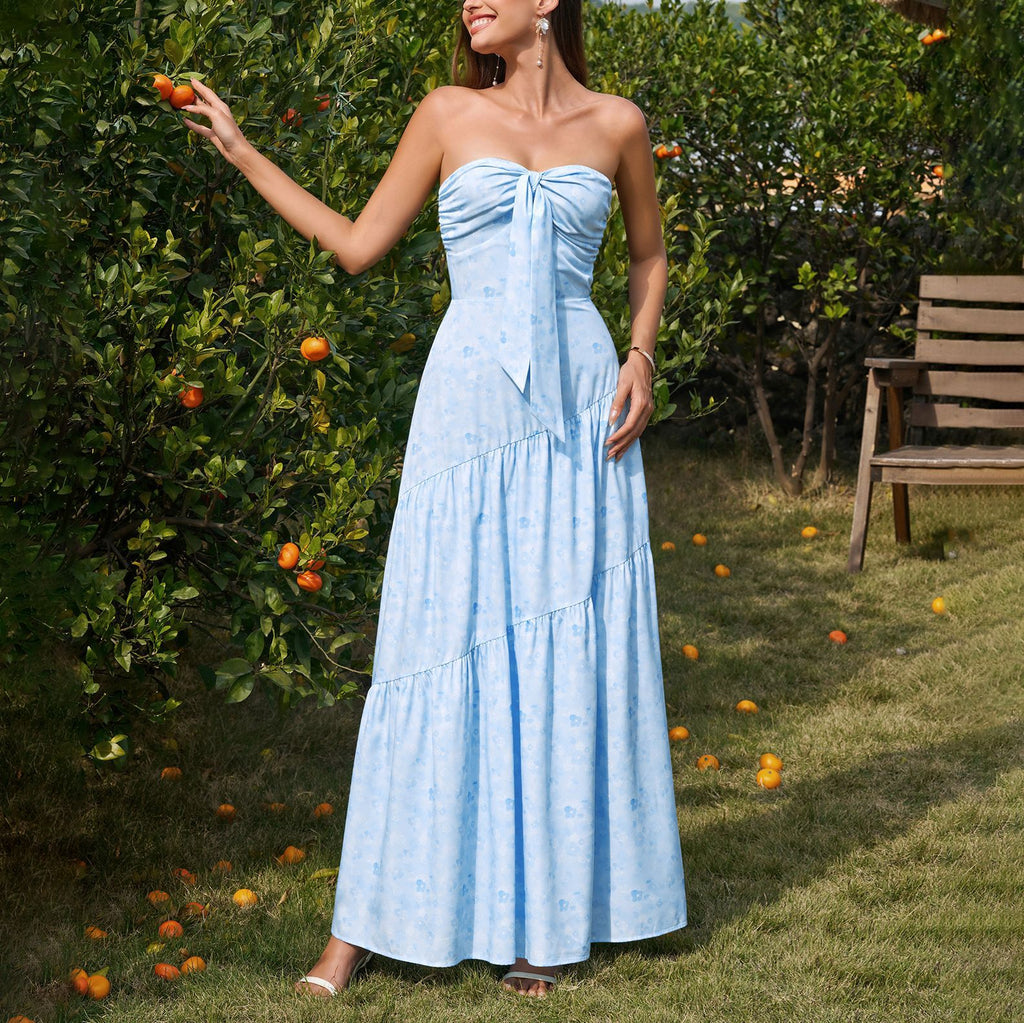 Women's Backless Maxi Dress