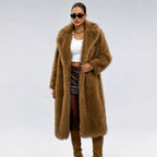 Women's Faux-Fur Collar Winter Coat