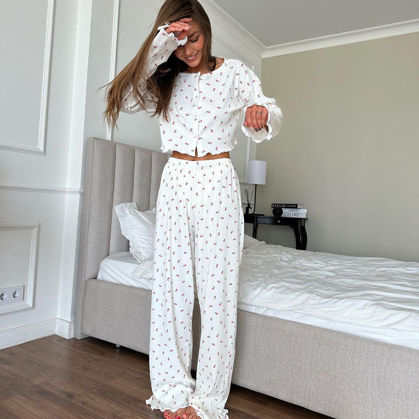 Autumn Casual Pajamas Lingerie
