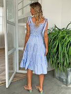 Women's Sling Pleated Dress