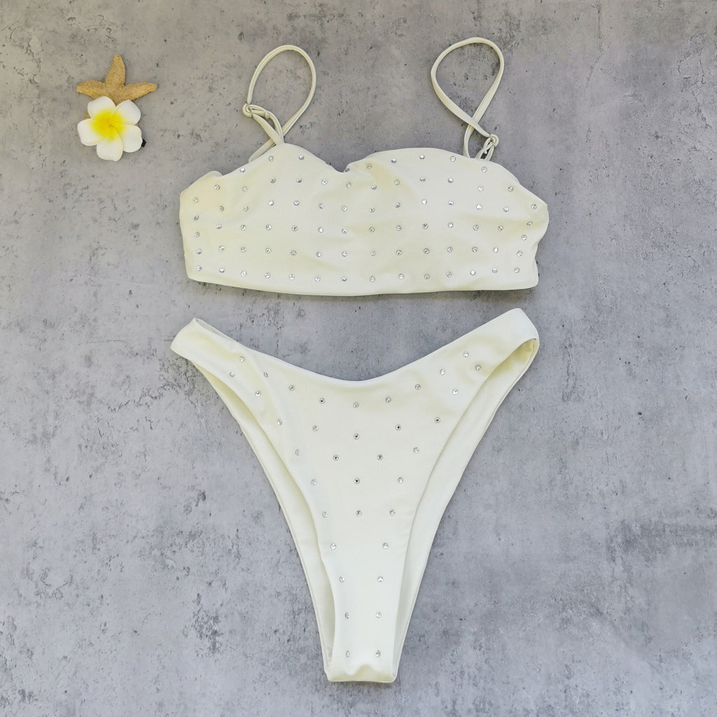 Tube Top One-piece Swimwear