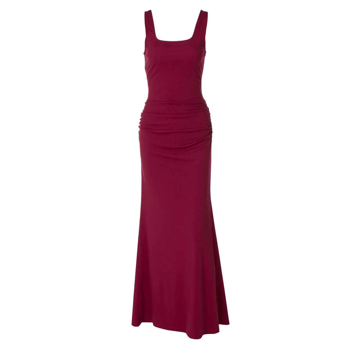 Women's Square-Neck Sleeveless Maxi Dress