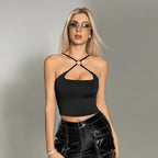 Women's Women Camisole Slim Crop Top Short Top