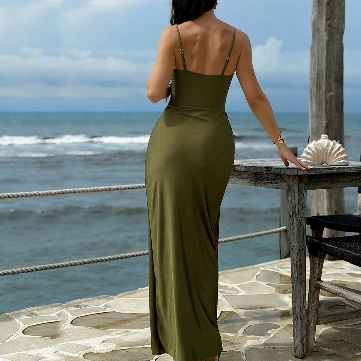 army green tube dress Rhianna Tube Dress - Olive