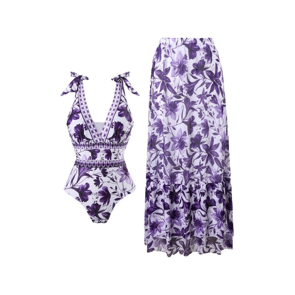 Siamese Slim Cover Up Swimwear