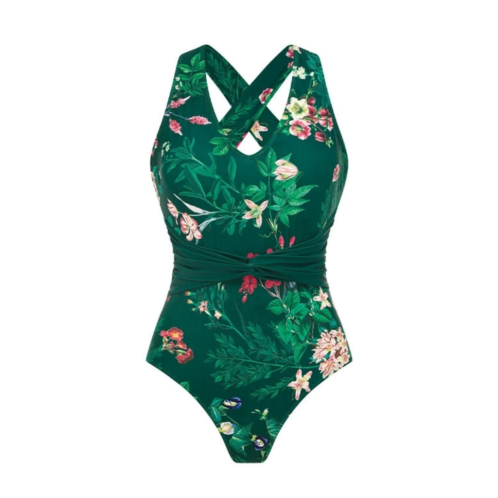 Cross Backless Swimsuit