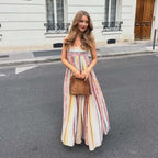 Women's Maxi Striped Dress