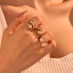 Open Ring Stacked Ring Jewelry Ring