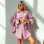 Comfort Ruffled Pajamas Lingerie