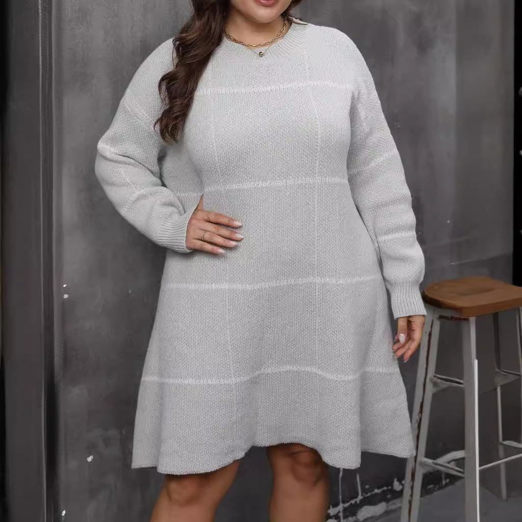 Women's Striped Winter Dress