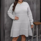 Women's Striped Winter Dress