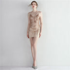 Women's Sling Sequin Dress