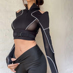 Women's Long-Sleeve Cropped T-Shirt