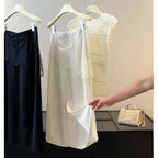 Elegant Lace Stitching Fart Curtain Straight Skirt Women