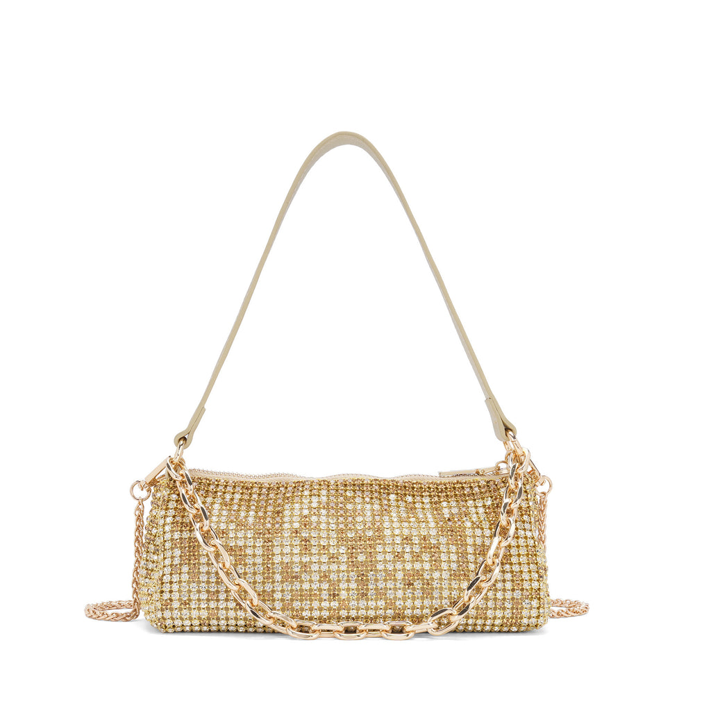 Women's Rhinestone Chain Crossbody Bag