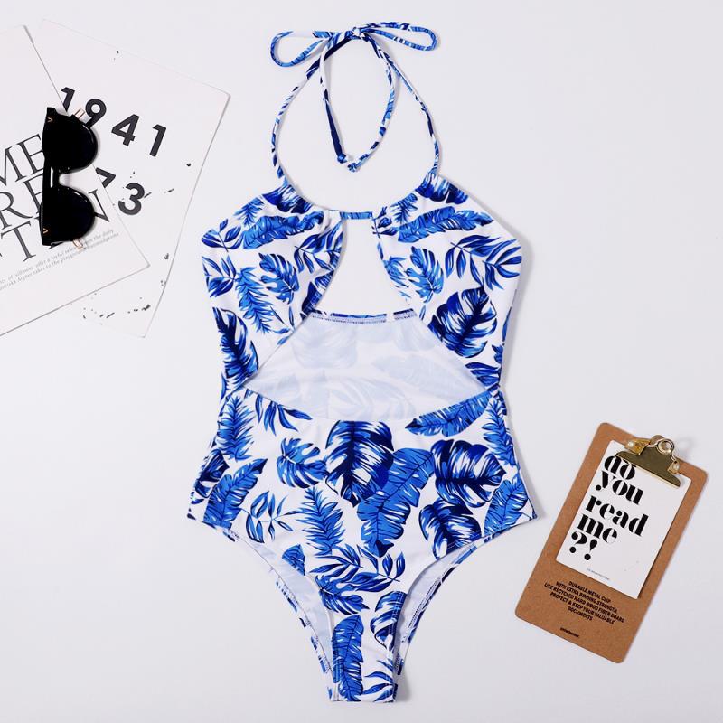 Printed Siamese Bikini Swimwear