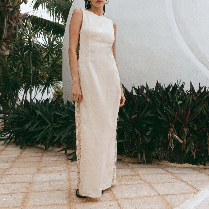 Women's Cotton Sleeveless Dress