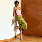 Summer Women Sexy Camisole Slim Fit Maxi Skirt Set
