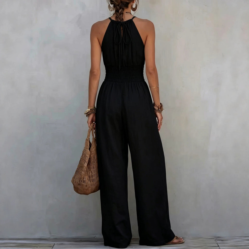Bohemian Jumpsuit Sexy SL Strap Halter Casual WL Trousers